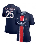 Paris Saint-Germain Nuno Mendes #25 Kotipaita Naisten 2024-25 Lyhythihainen